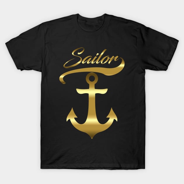 Sailor Captain Sailing Boating Gifts T-Shirt by shirtontour